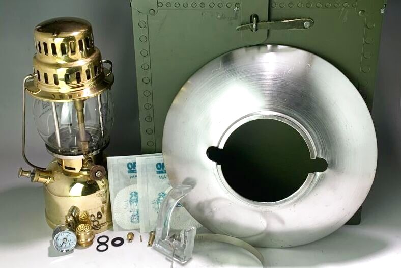 Optimus 930 Brass GOLD kerosene lantern Sweden - 北欧キャンプ