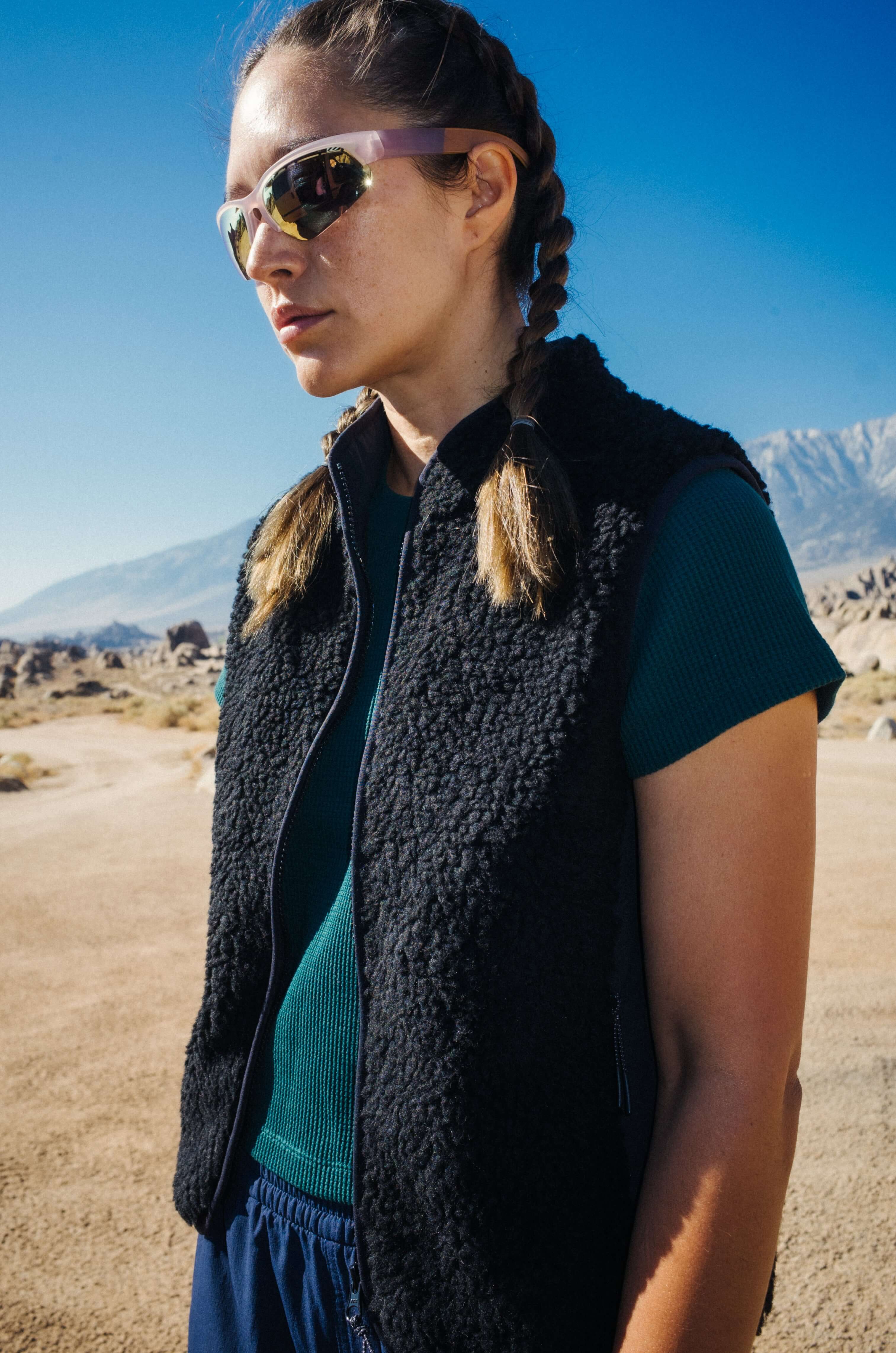 Candy Fleece Vest – Black | Outdoor Voices