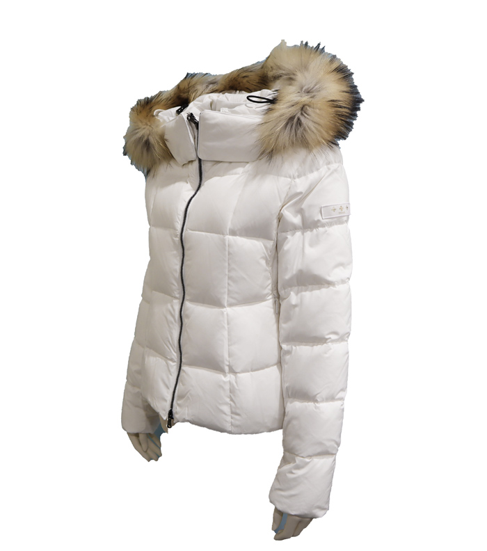 タトラス レディース ショートダウンジャケット ホワイト