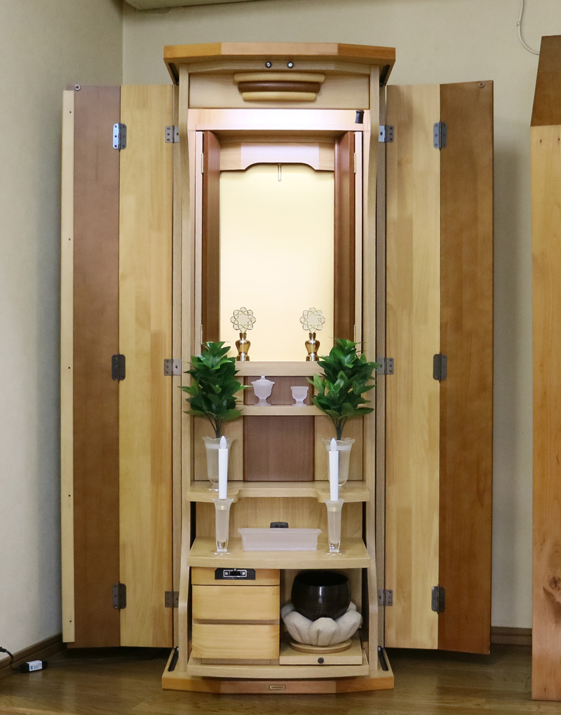 創価学会 家具調 中古仏壇 576 金剛堂アンサンブル | 桜梅桃李.com