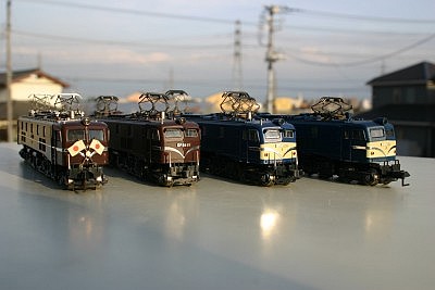 Nゲージ EF58形機関車(KATO、TOMIX) – 趣味の部屋