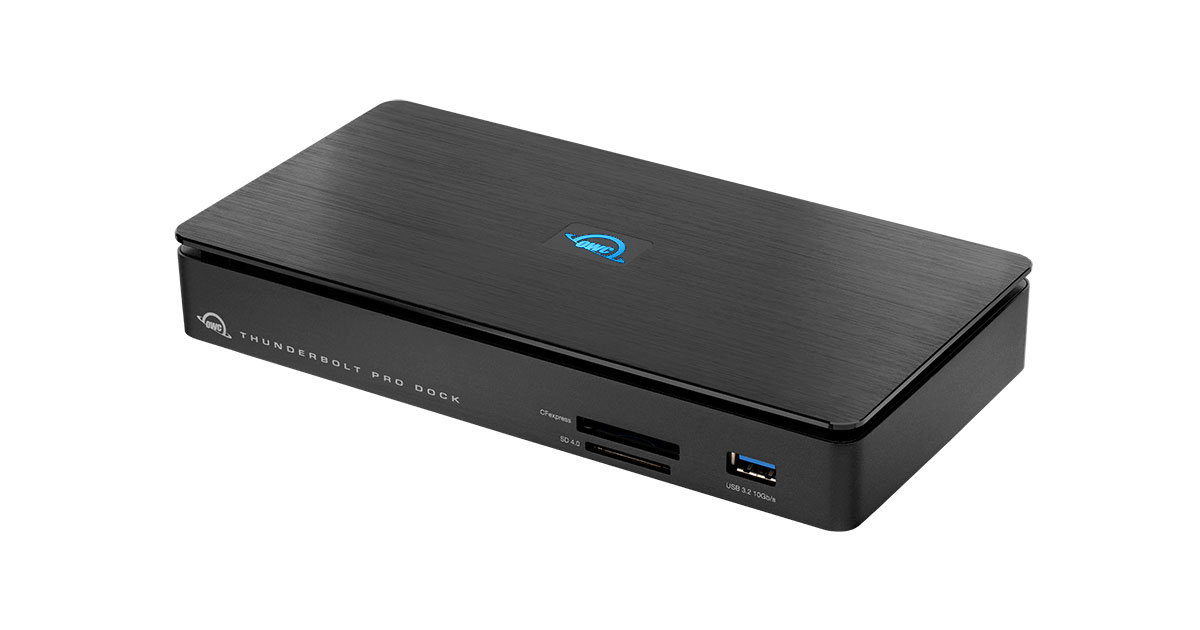 OWC Thunderbolt Pro Dock with 10GbE, USB 10Gb/s Ports, Card Reader