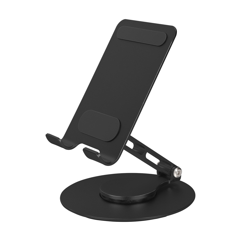 台座が360度回転＆角度調節可能 スマートフォン／タブレット向け