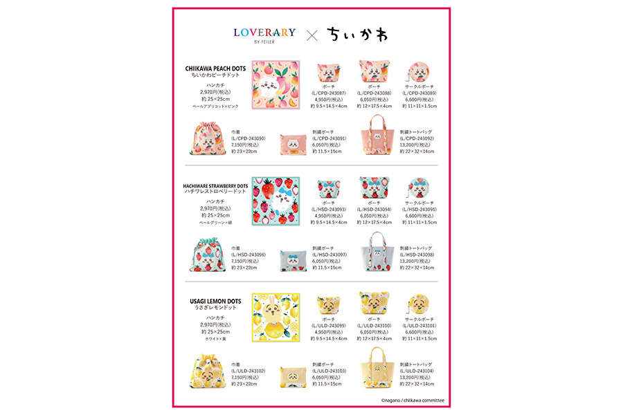 ちいかわとフェイラーが初コラボ、SNSでは即完フラグも | Lmaga.jp