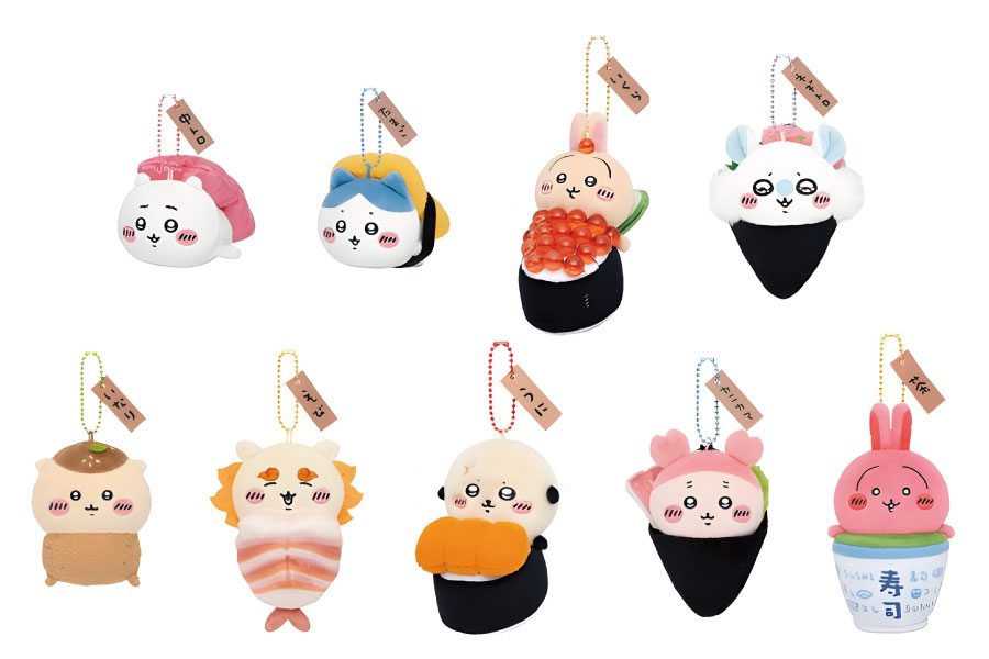 ちいかわ」グッズイベントが大阪に、お寿司テーマの新デザイン | Lmaga.jp