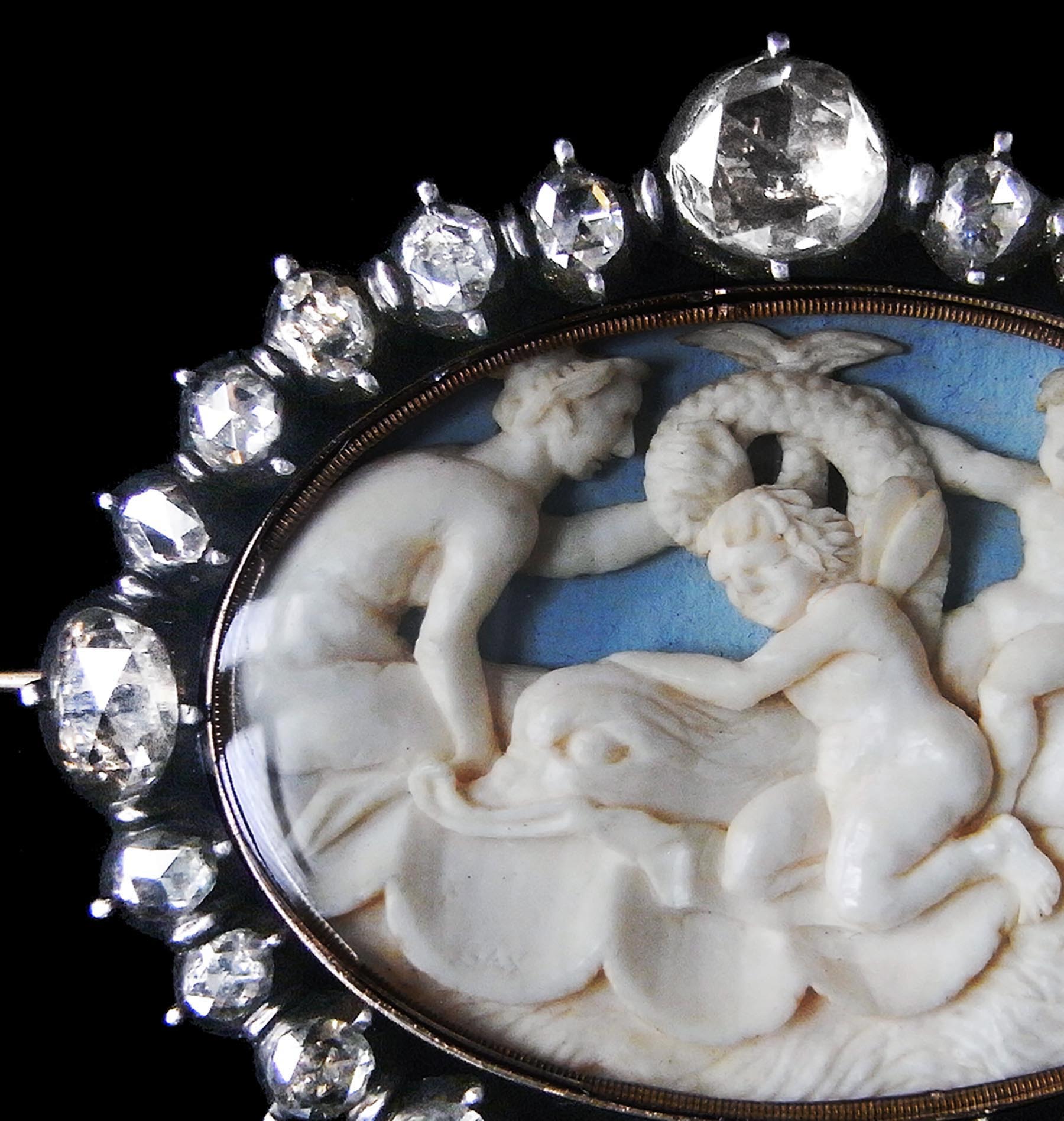 フランス雑貨 アンティーク風海亀女 小物入れ1800年代モチーフ 貴重