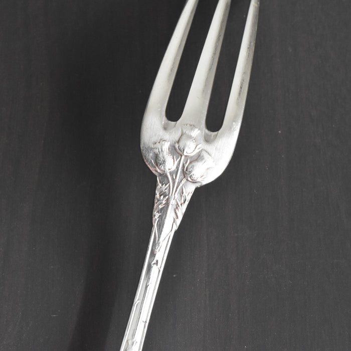 アンティークフォーク 銀メッキ Boulenger Chardons (アザミ） — Loane