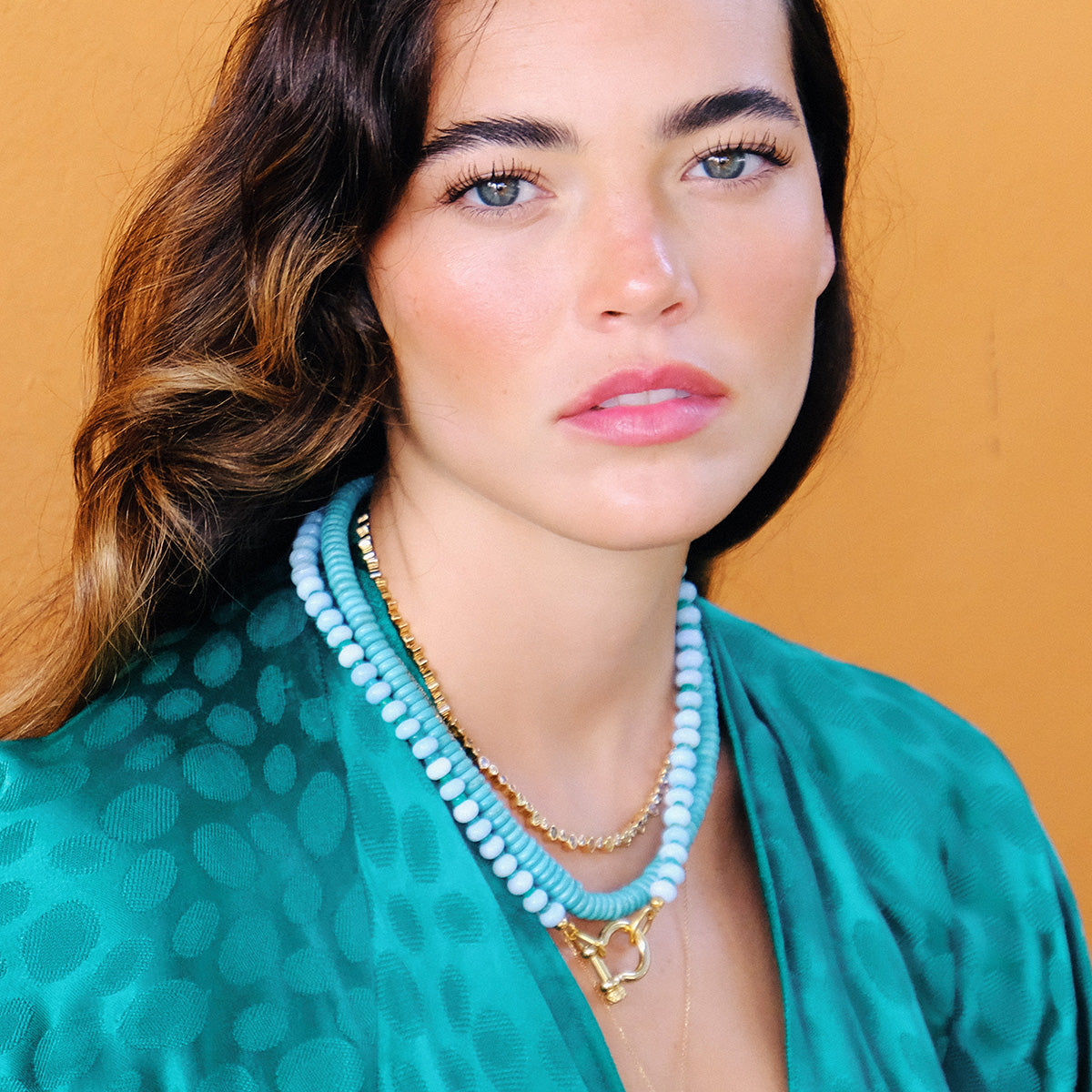 Opal Carabiner Necklace | Local Eclectic – local eclectic