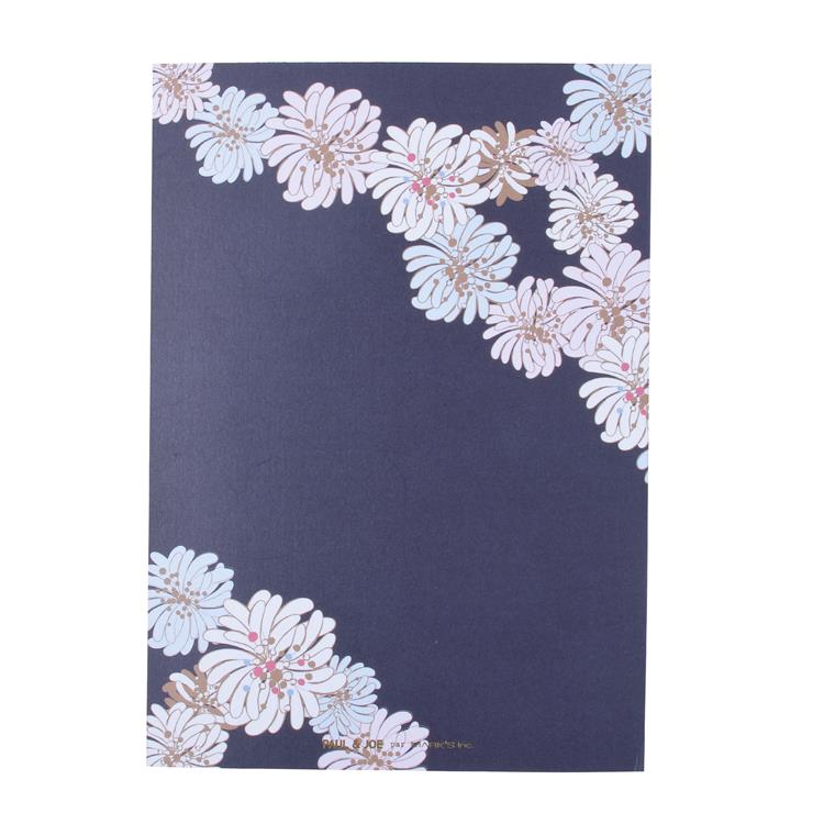 ノート A5 ポール&ジョー クリザンテーム・ネイビー(クリザンテーム