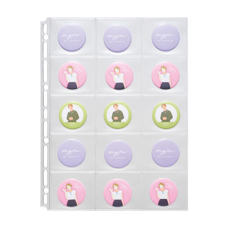 ミファ PVCコレクションポケット A4 15ポケット: ステーショナリー