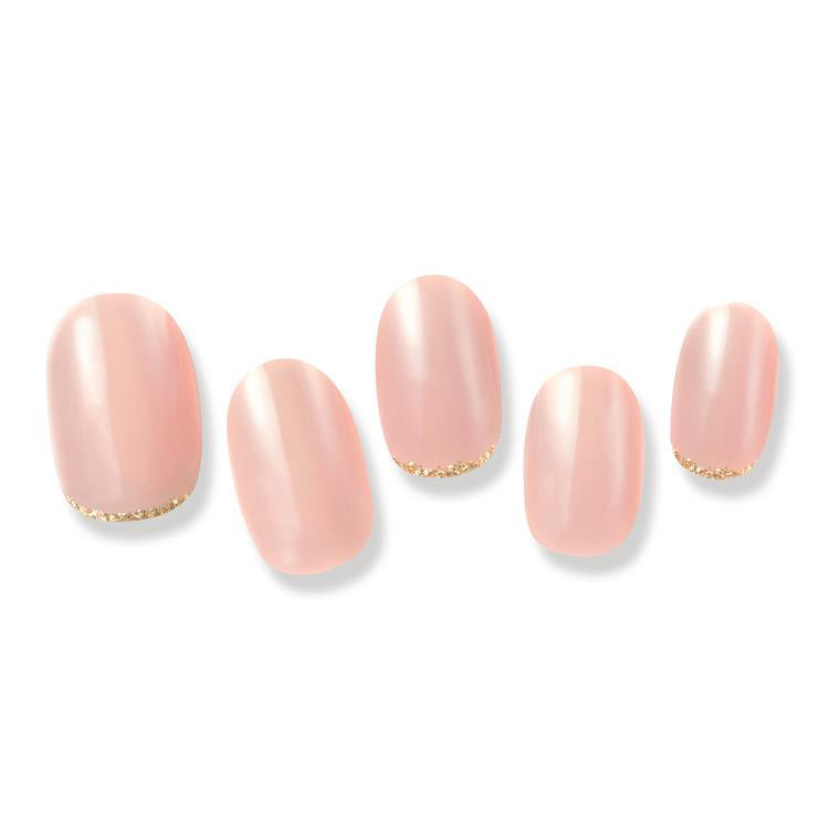 01 サテンピンク ジェルネイルシール(01:サテンピンク): コスメ