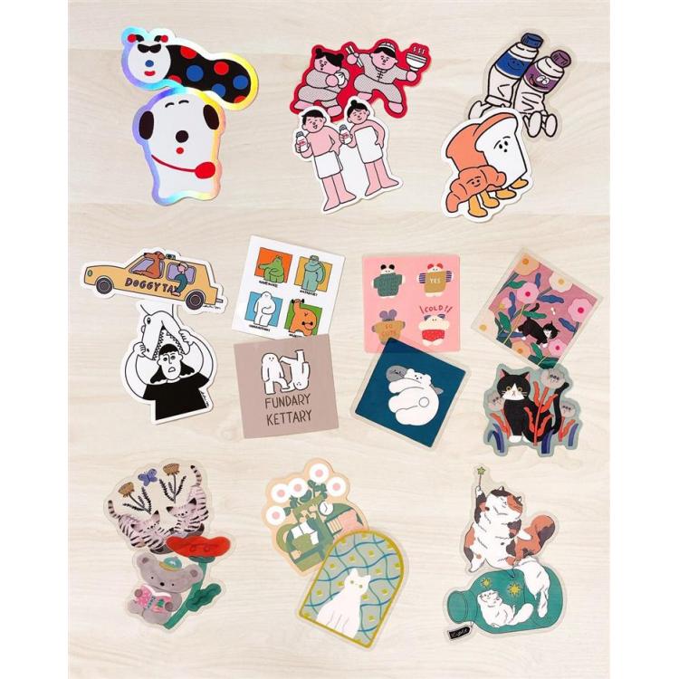 クリエイターズサーカス ステッカー みぞぐちともや 踏んだり蹴ったり