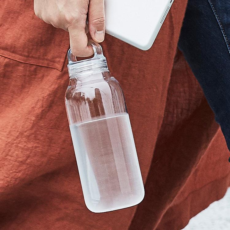 ウォーターボトル 500ml クリア(クリア 500ml): ホーム＆キッチン