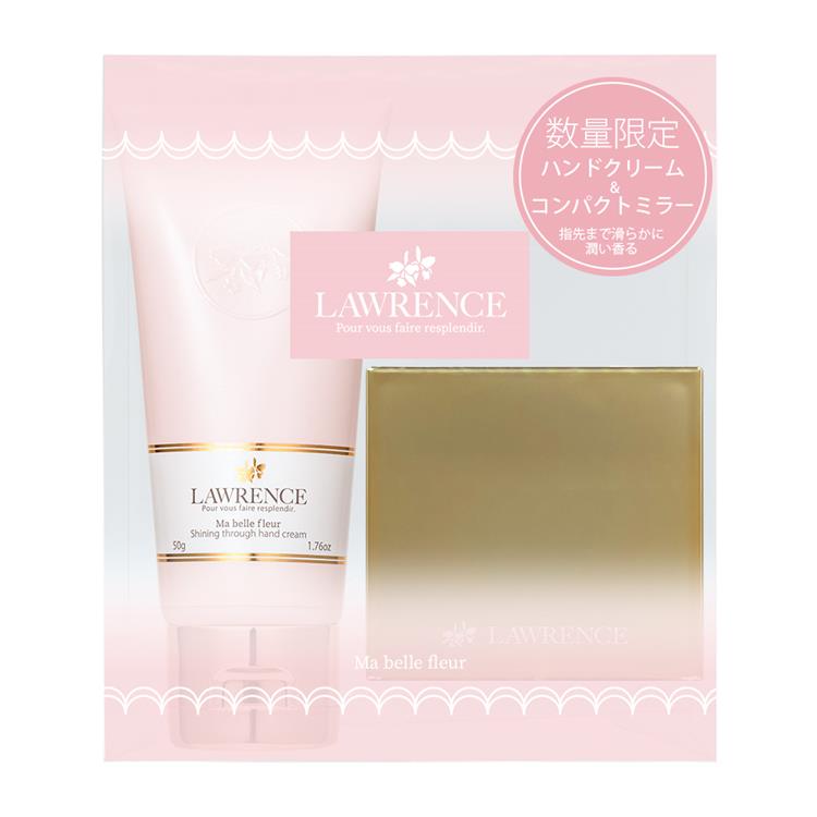 シャイニングスルー ハンドクリーム&コンパクトミラーセット マベル