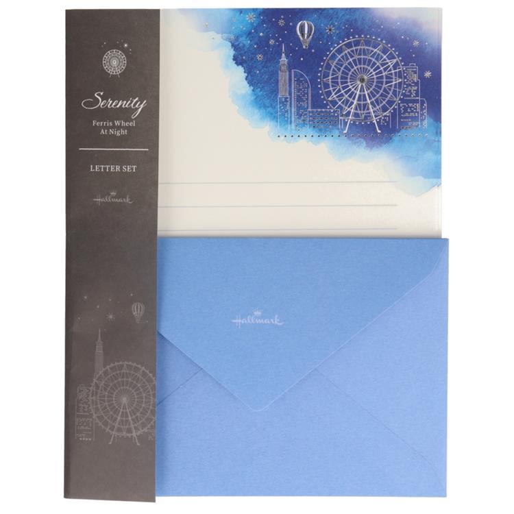 レターセット セレニティ 夜の観覧車【ロフト限定】(夜の観覧車