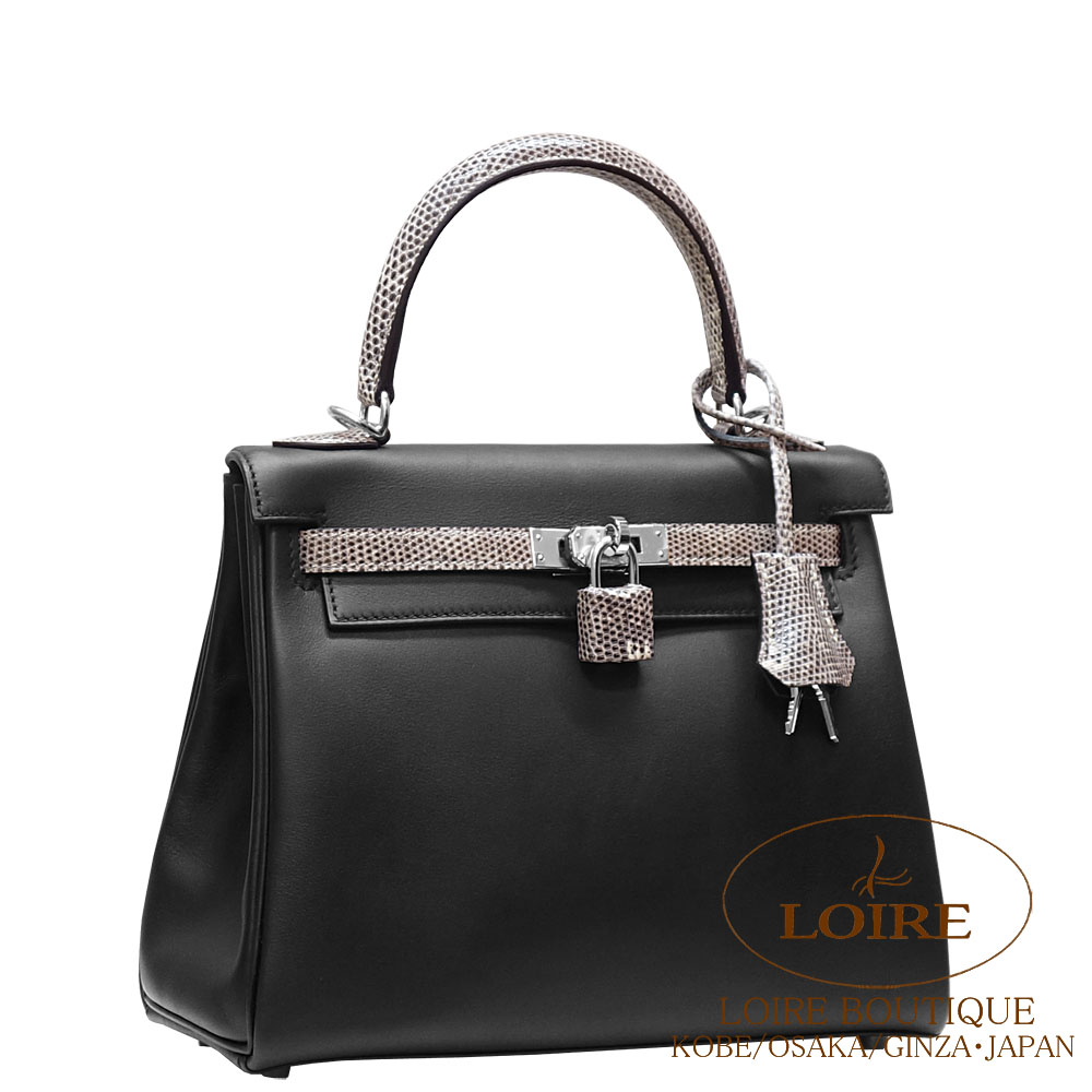 エルメス<br>ケリー 25cm 内縫い<br>タッチ<br>クロ×オンブレ<br