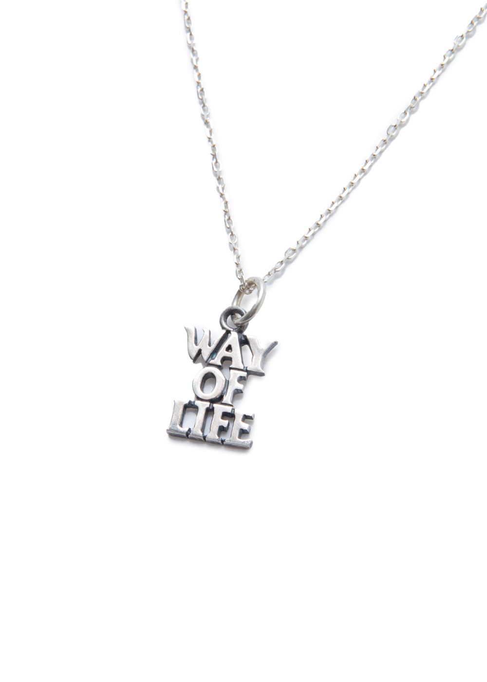 RATS - NECKLACE WAY OF LIFE SILVER (SILVER) / シルバー ネックレス