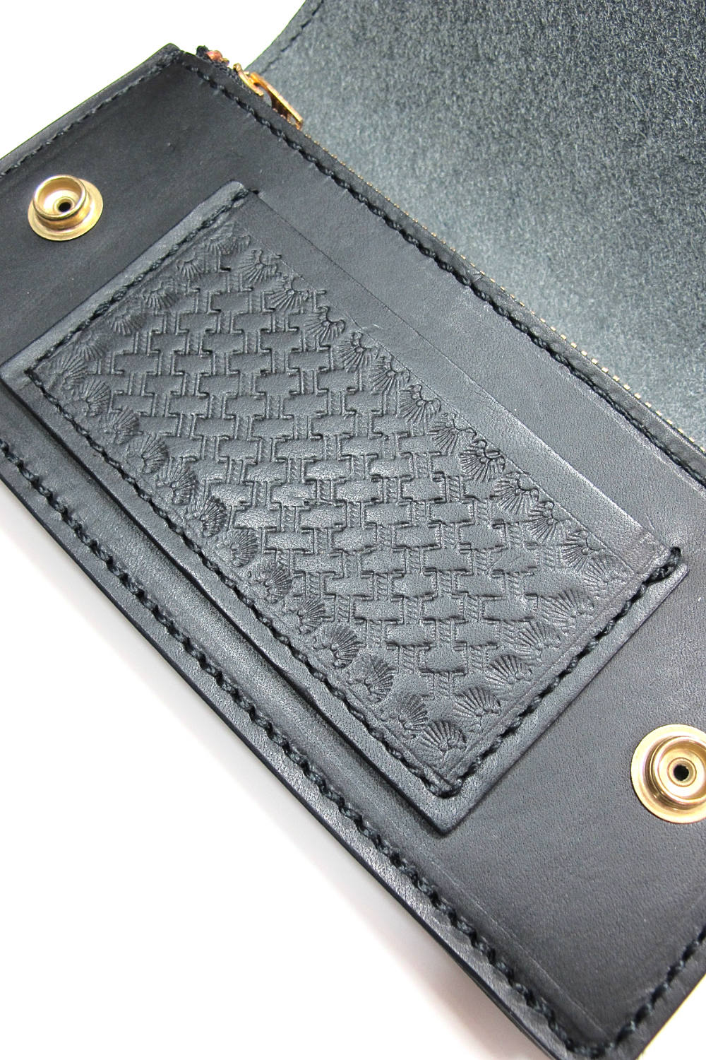 RATS - LEATHER WALLET TYPE C (BLACK) / ポーター コラボレザー