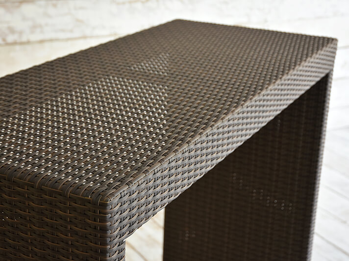 屋内外で利用可能なラタンカウンターテーブル[Tuban] /アジアン家具