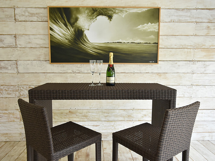 屋内外で利用可能なラタンカウンターテーブル[Tuban] /アジアン家具