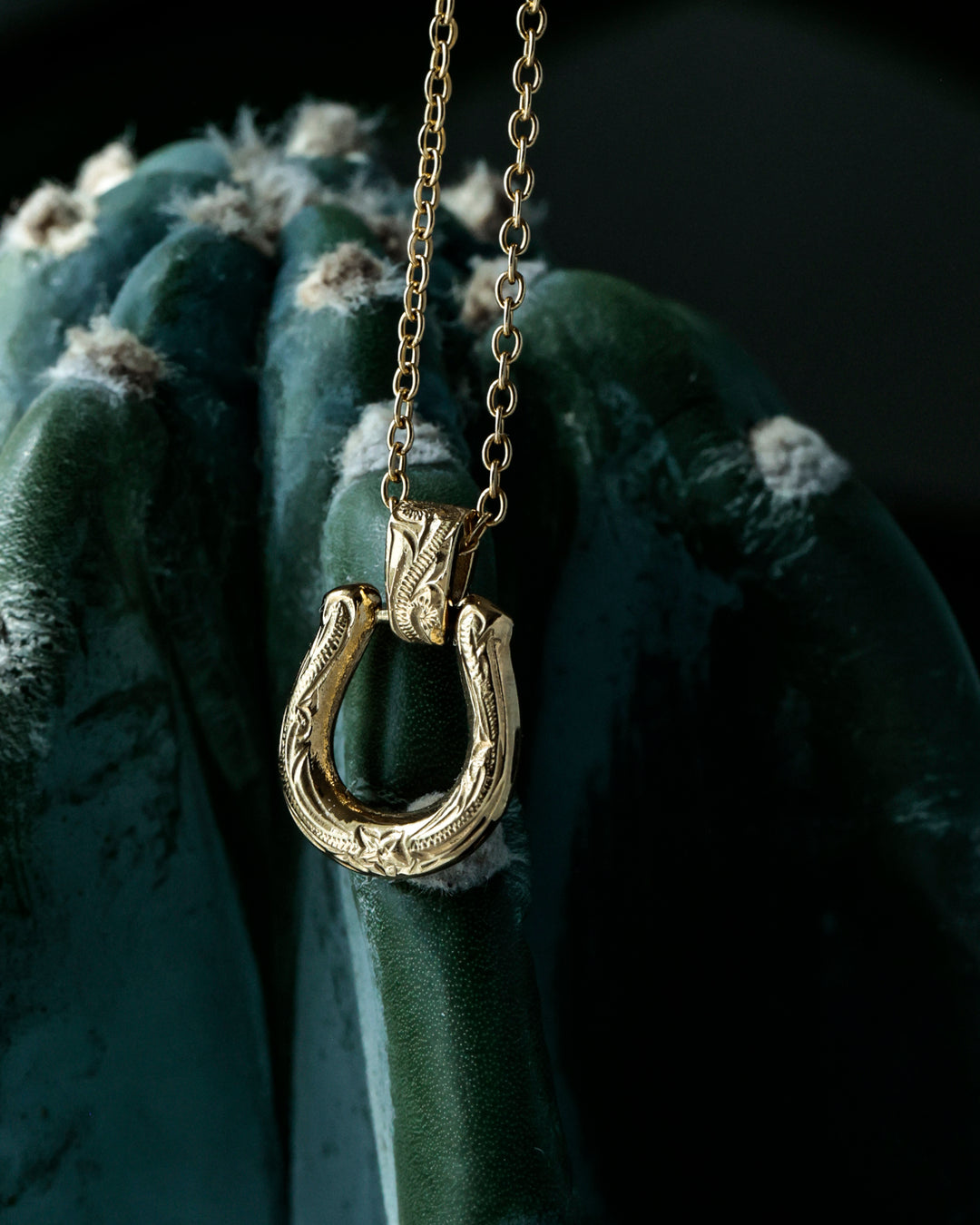 ハワイアン ホースシュー(馬蹄) ネックレス／316Lステンレス｜LOSEFORD