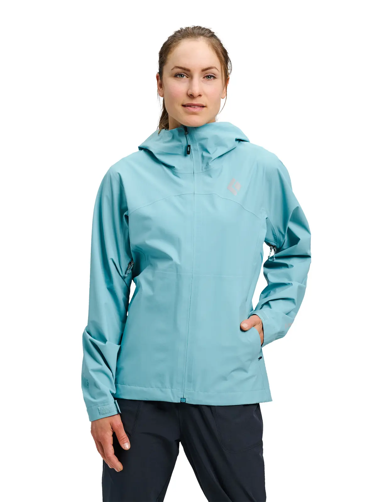 ウィメンズ ストラタラインストレッチシェル(XS グレーシャー