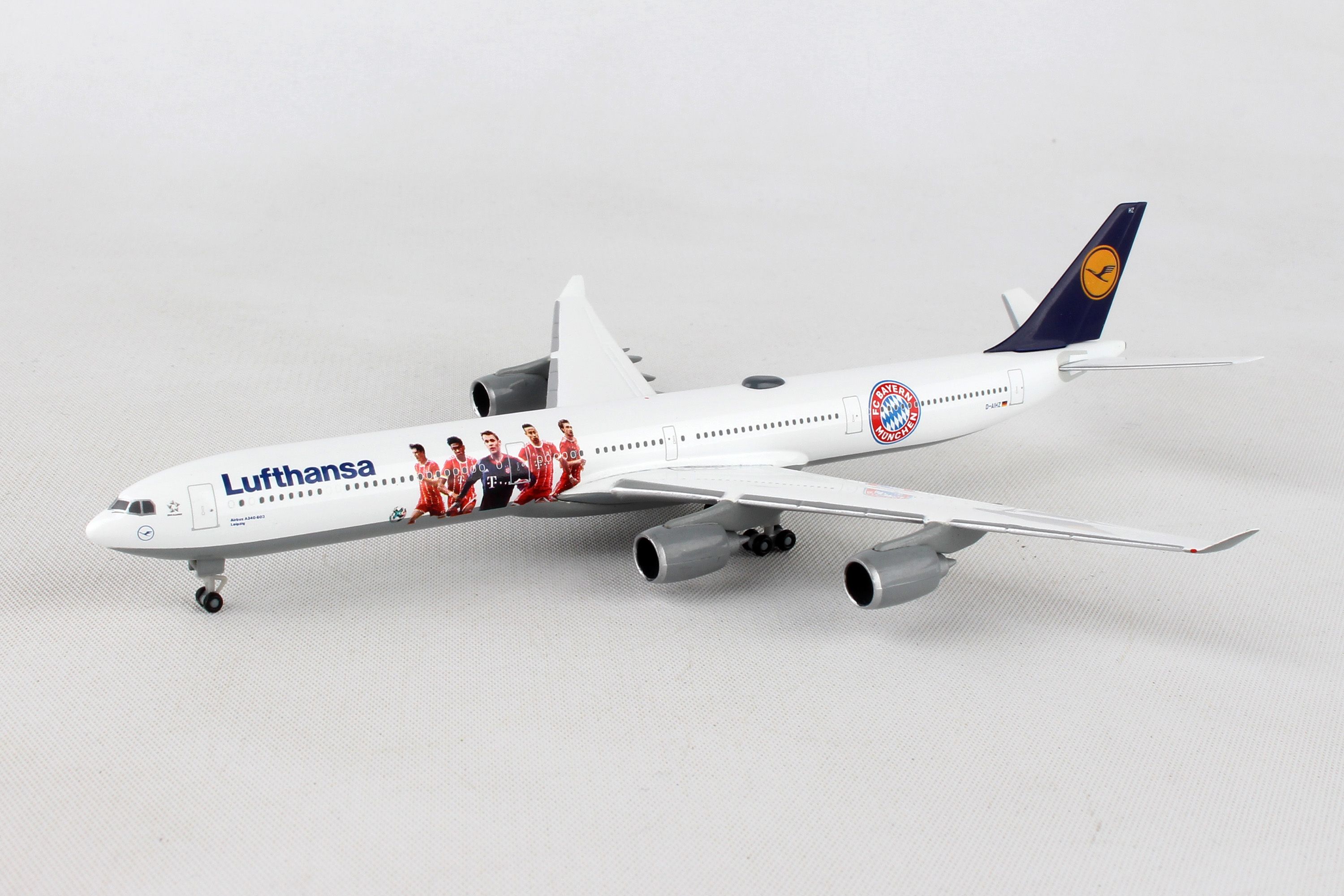 Lufthansa Airbus A340-600 Herpa HE530897 Modelo a escala 1:500