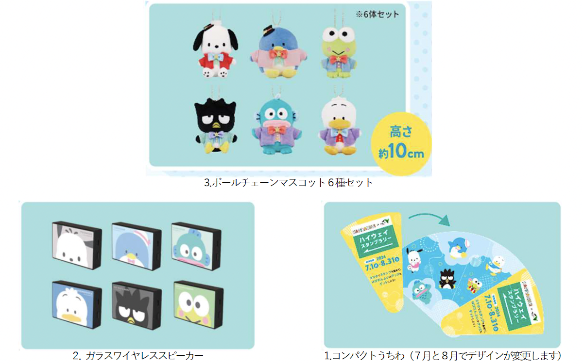 NEXCO東日本『はぴだんぶい ハイウェイスタンプラリー』開催！SA・PAへ