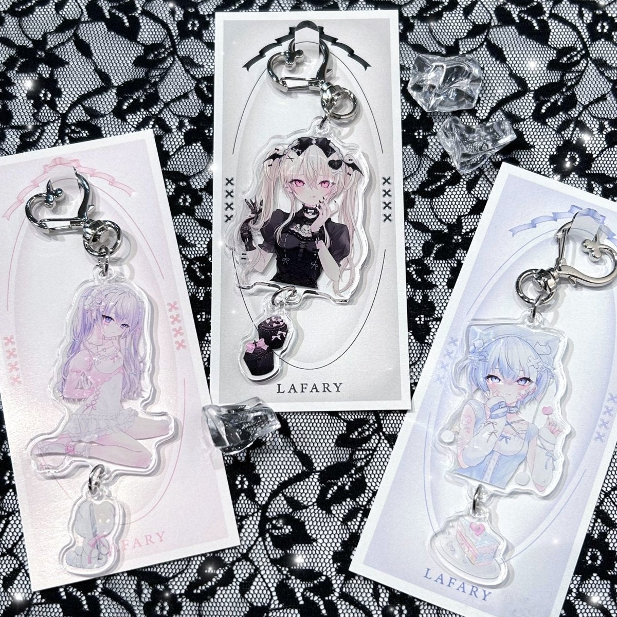 LAFARY×ビビちゃん第3弾》2連アクリルキーホルダー- LAFARY ONLINE