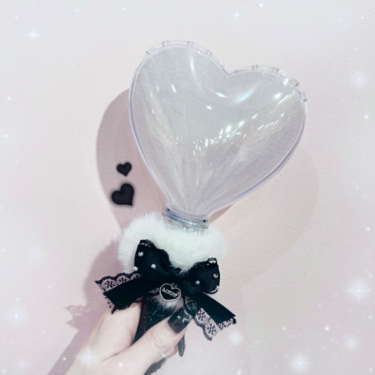 ミックスペンライト USB充電可能 Noir Decoハート キラキラDH ー