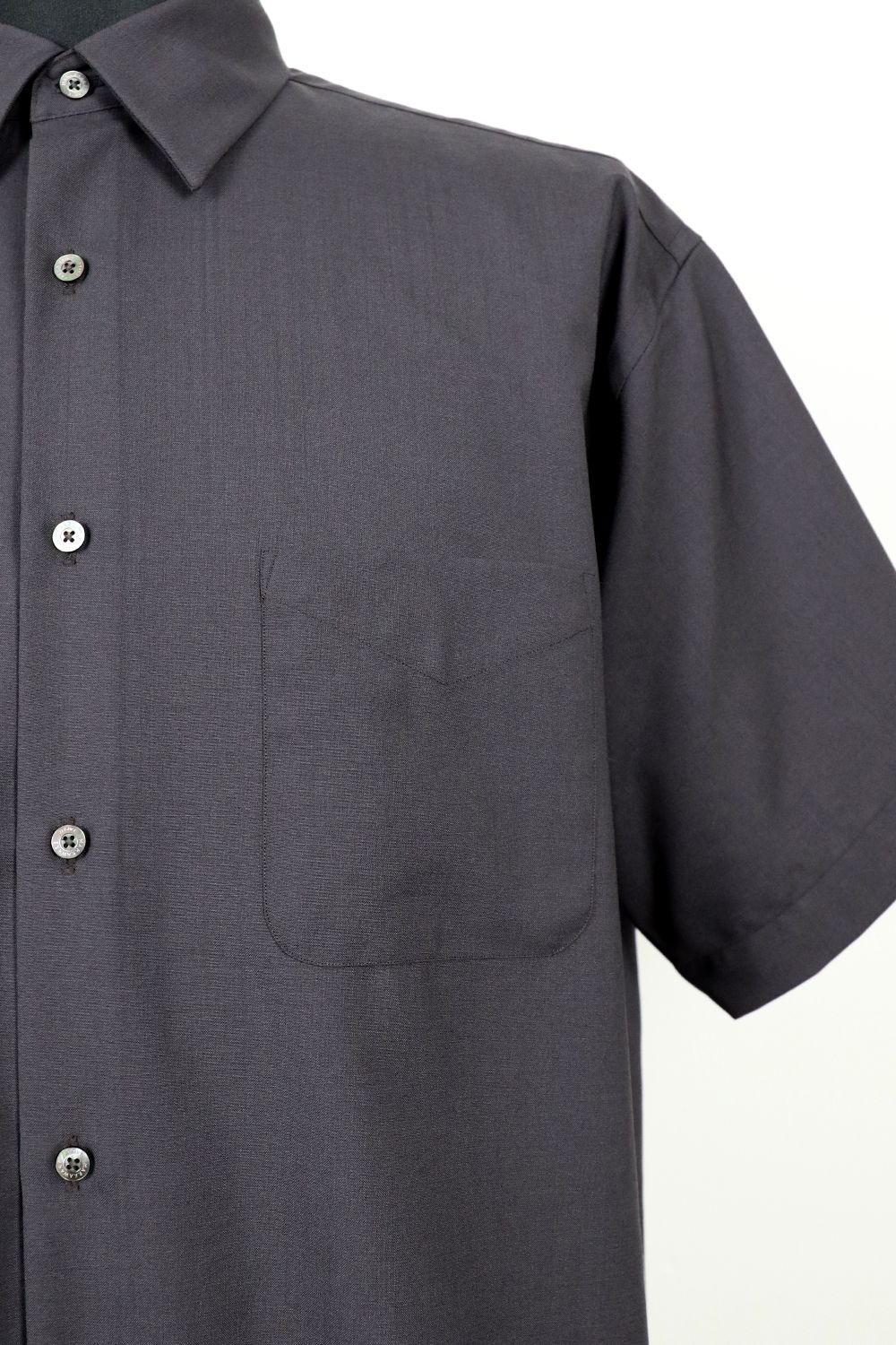 MARKAWARE - ORGANIC WOOL 2/80 TROPICAL COMFORT FIT SHIRT S/S