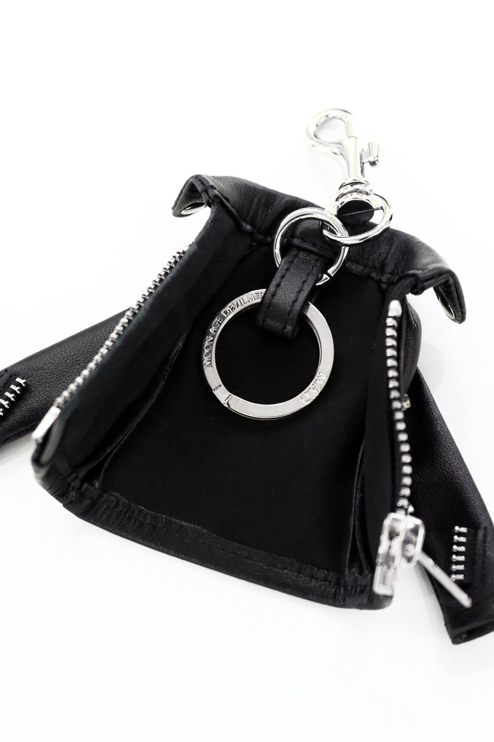 Moon age Devilment - レザーライダースキーホルダー | laid-back