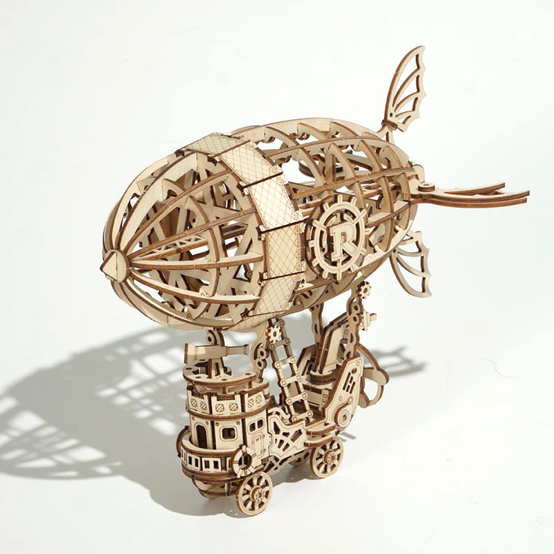 Rolife】エアシップ Airship 飛行船 3D 木製パズル DIY ミニチュア