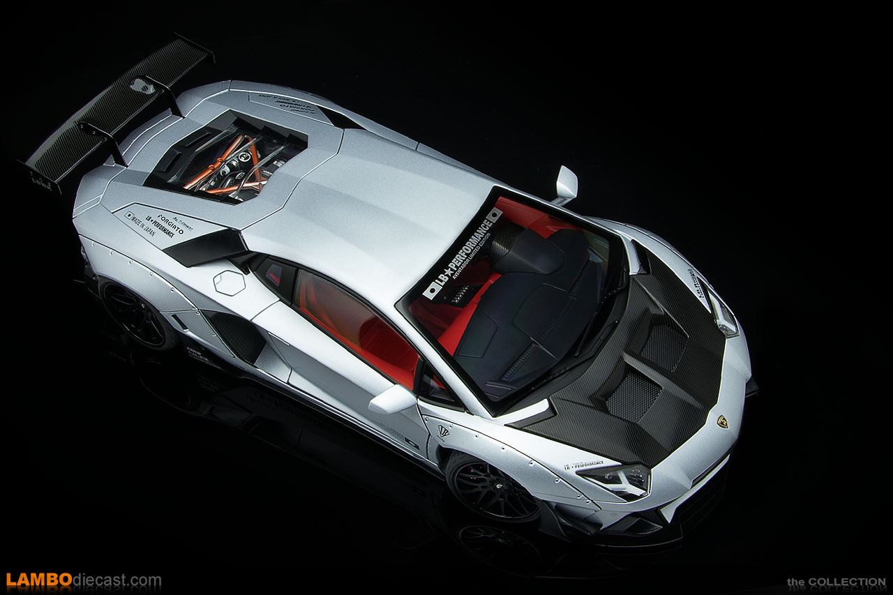 The 1/18 Lamborghini Aventador LB-Works Limited from AUTOart, a