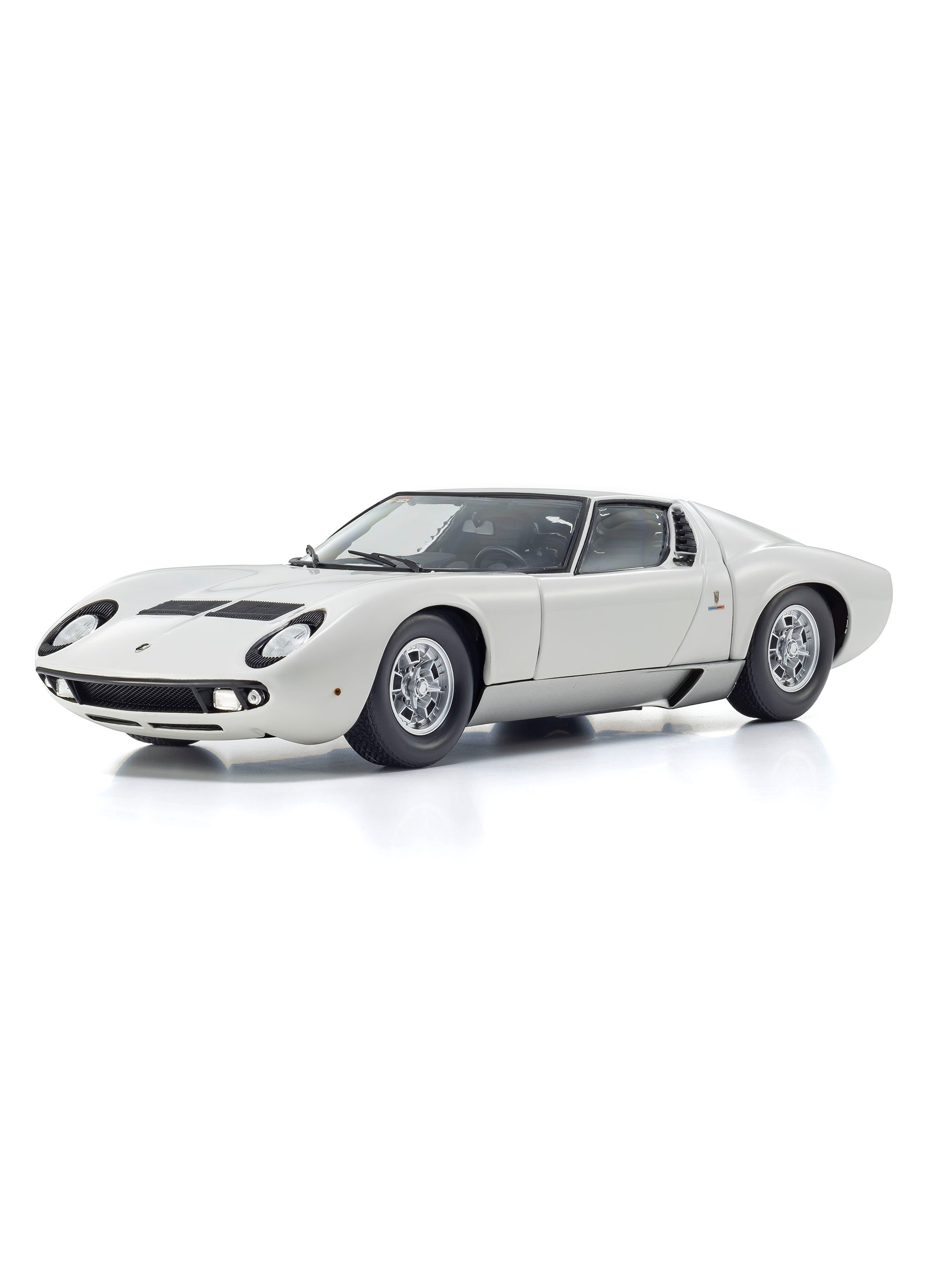 Miura P400 1:18 ホワイト/シルバー | Lamborghini Store