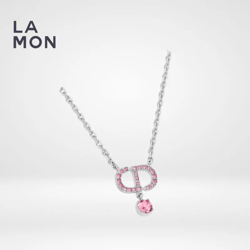 ディオール ネックレス DIOR Petit CD Necklace メタル クリスタル