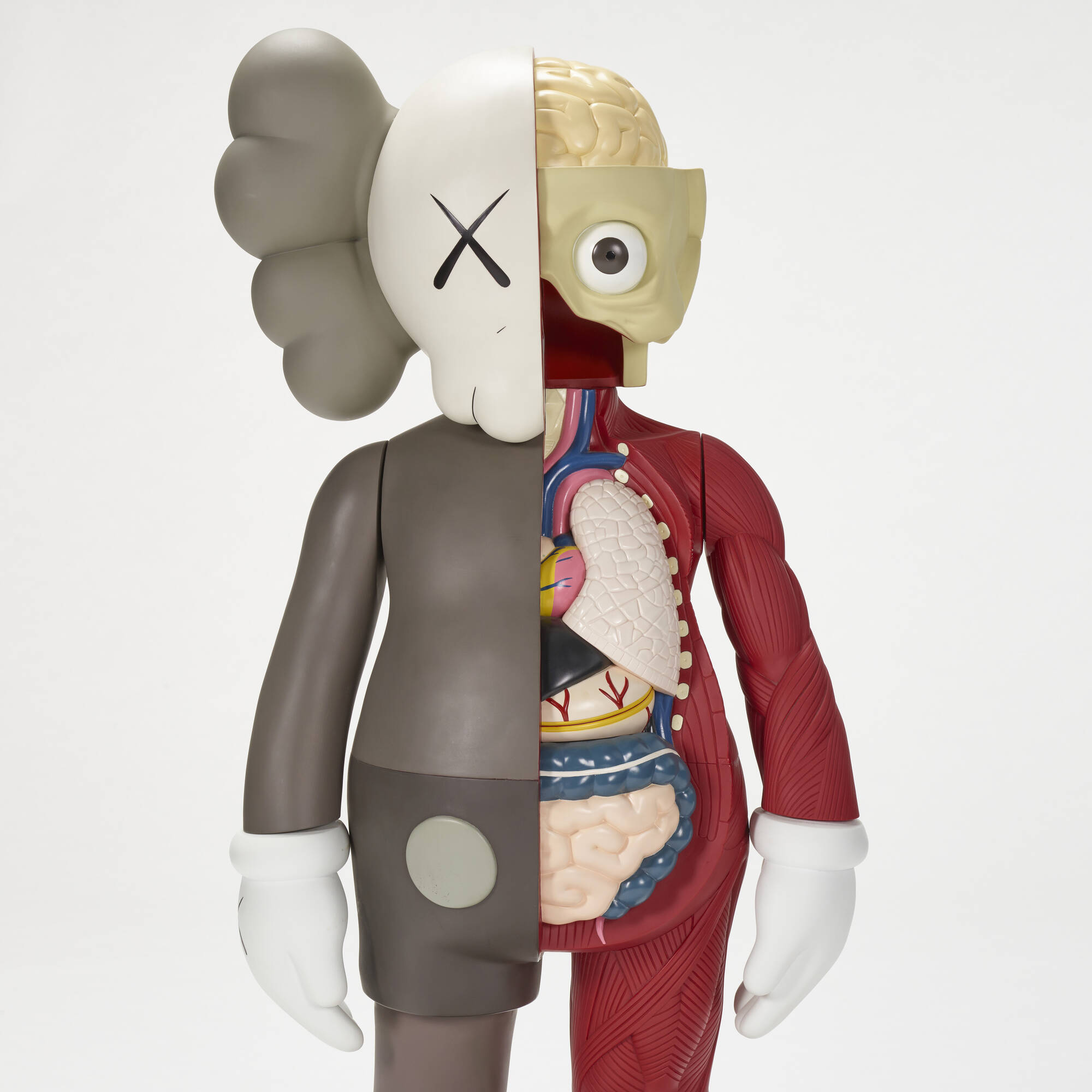 108: KAWS (BRIAN DONNELLY), Four Foot Dissected Companion (Brown