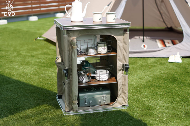 DODマルチキッチンテーブルに新色「タン」「カーキ」発売！サイト