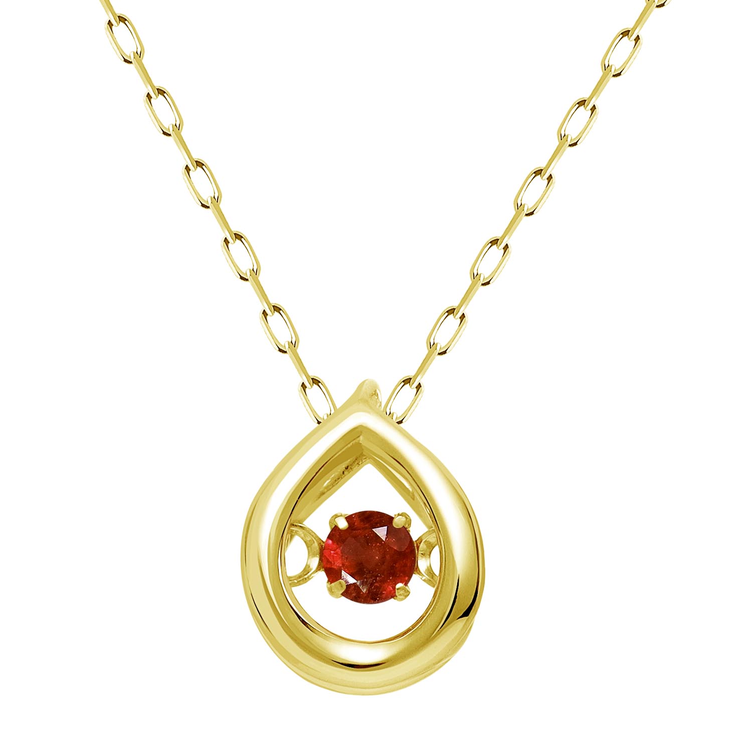 ネックレス レディース ダンシング 6月誕生石 ムーンストーン K18 18金