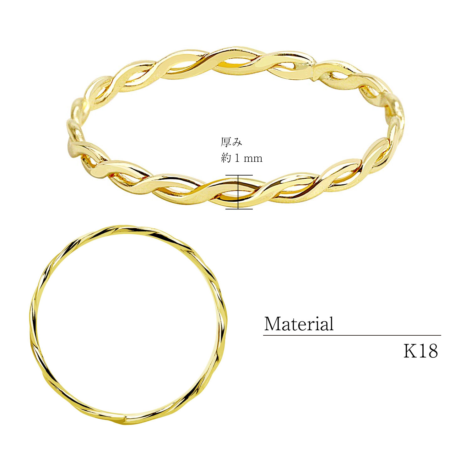 リング レディース 指輪 ブリオン ウェーブ リング 地金 pt900