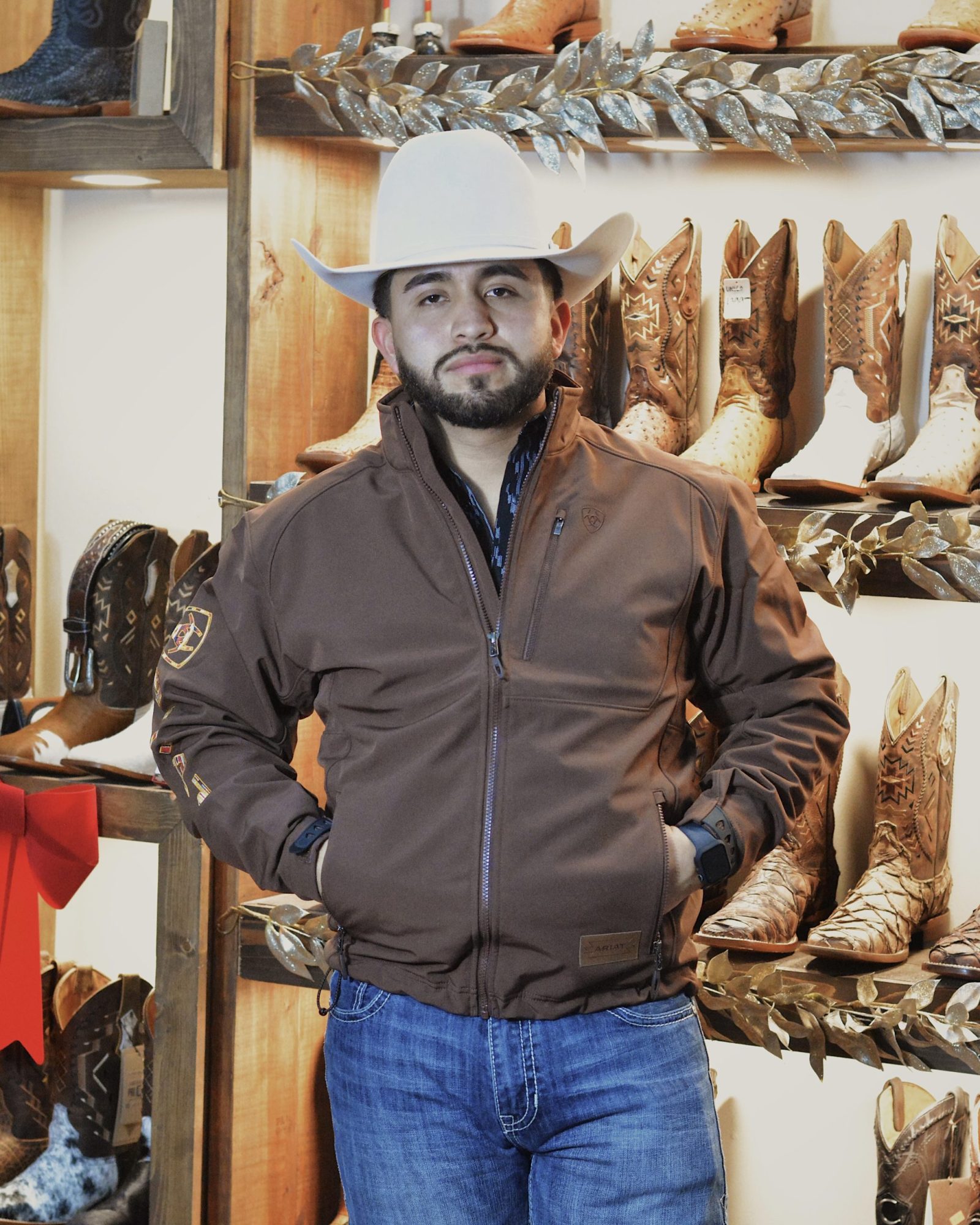 Ariat: Shaved Chocolate Logo 2.0 Chimayo Jacket – La Raza Western Wear