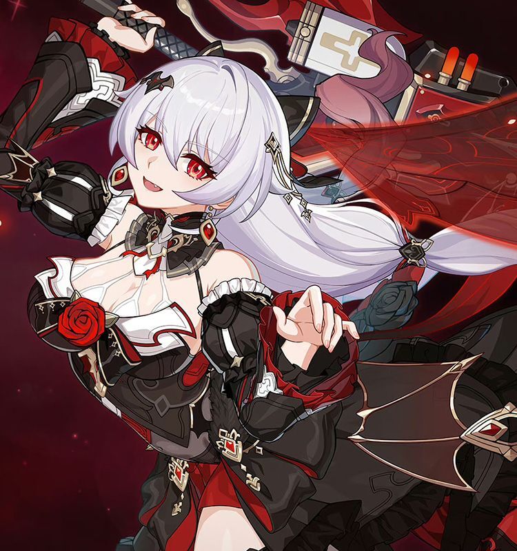 崩壊3rd テレサ·アポカリプス 「月下の誓い・真紅の愛」 コスプレ衣装