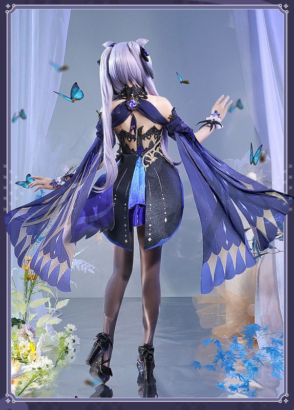 三分妄想1/3Delusion】原神 Genshin 刻晴スキンー霓裾の舞 コスプレ