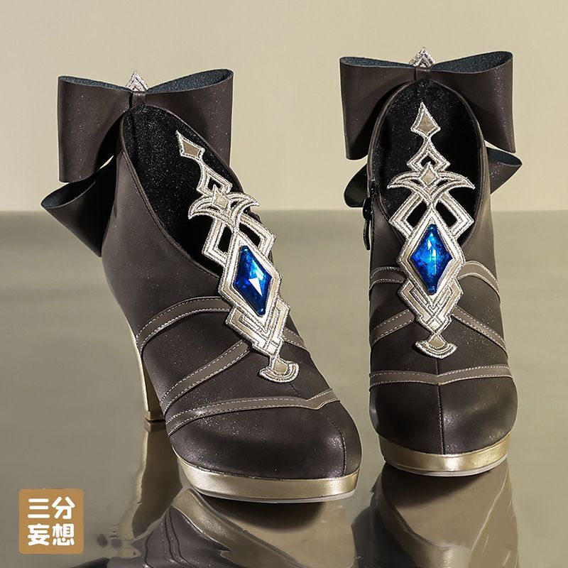 三分妄想】原神 Genshin ナヴィア-Navia コスプレ衣装/ウィッグ/靴