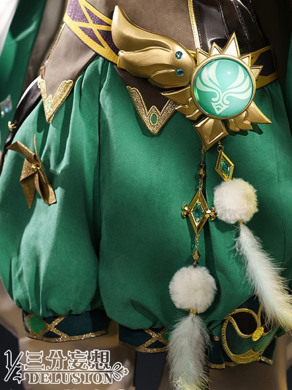 三分妄想1/3Delusion】原神 Genshin ウェンティ-Venti コスプレ衣装