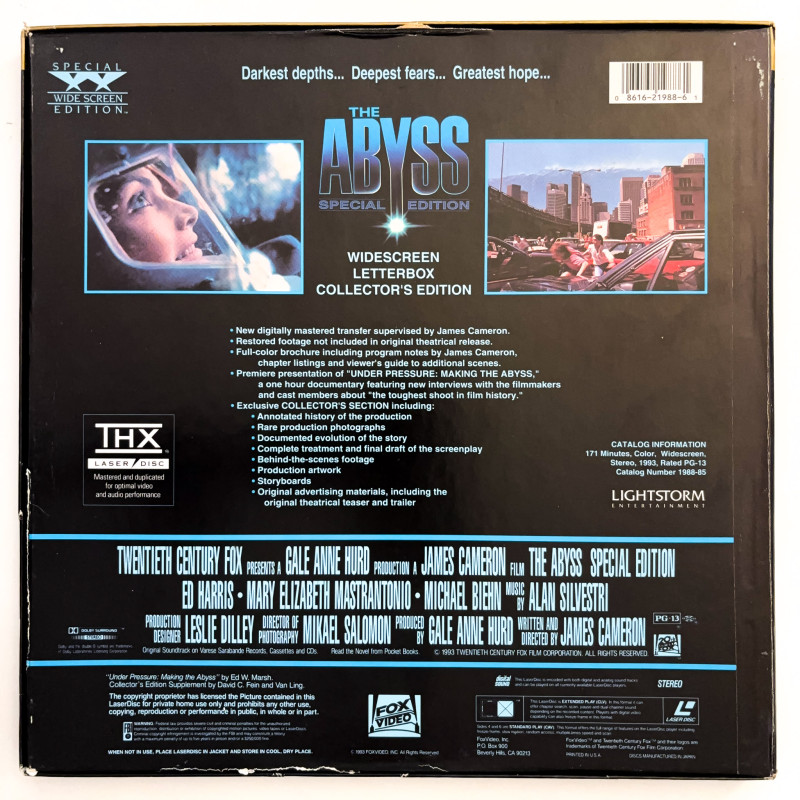 The Abyss: Special Edition (NTSC, English)