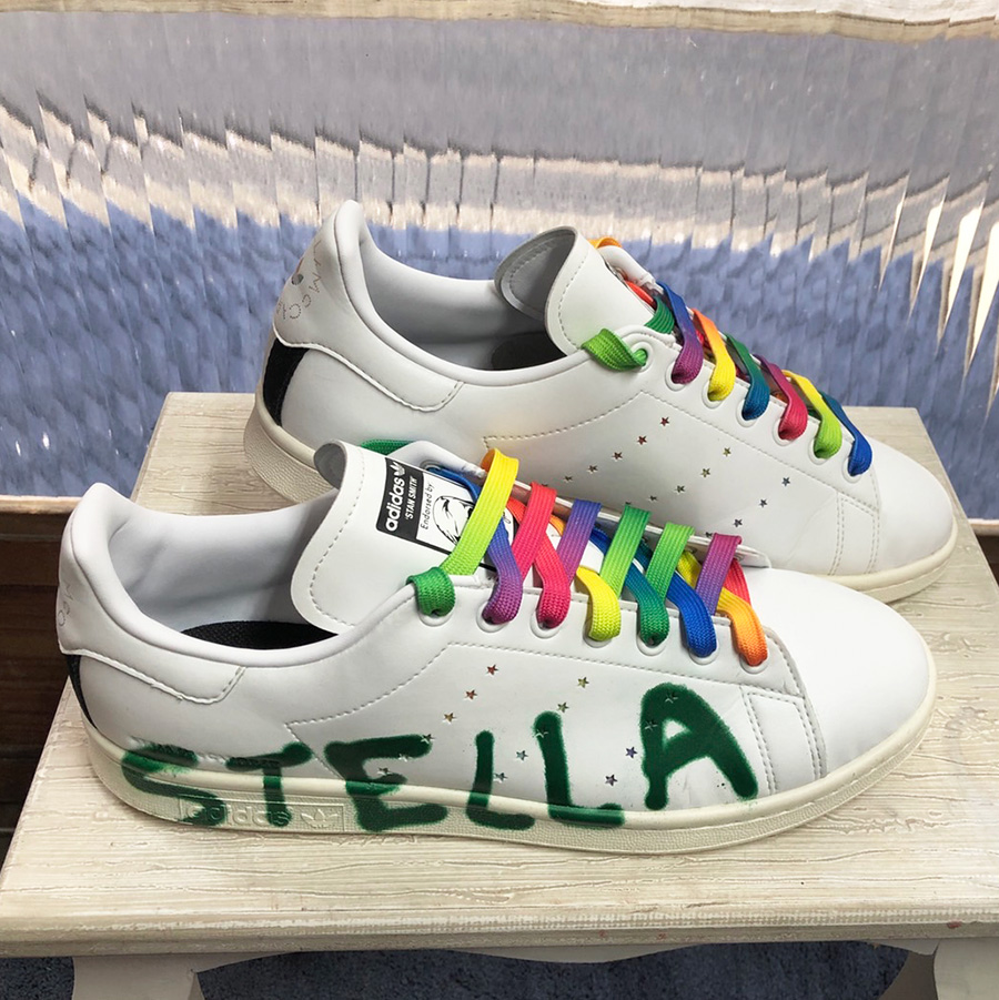 アディダス×ステラマッカートニー］スタンスミスホワイトスニーカーの