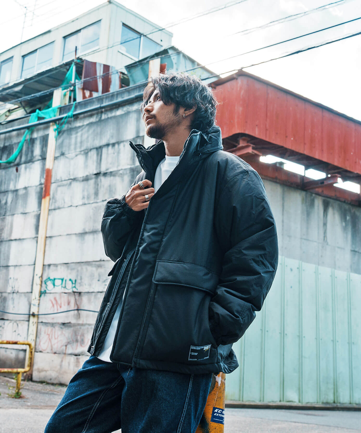 C/M stand neck jkt | Leyline -レイライン-
