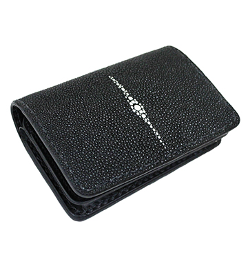スティングレイミドルサイズウォレット（エイ革/日本製）｜革製品専門