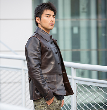 カーコート（馬革）ハンドダイニングホース レザージャケット 日本製 S